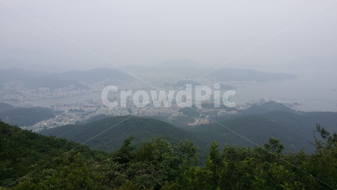 자연,바다,산,통영,전망