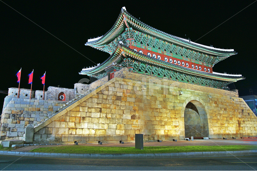 팔달문,수원화성,우진각지붕,남문,문루,옹성,야경,보물제402호,유네스코세계문화유산,성곽,홍예문,한국전통,한국문화,korean traditional,korean culture