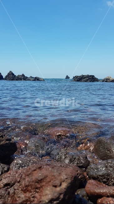 제주도,바다,도두봉,날씨,여름,도두,돌