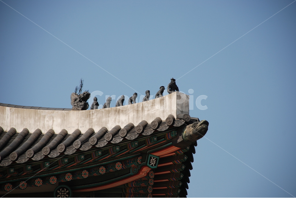잡상,한국전통,궁궐,한국건축,경복궁,한국전통,한국문화,korean traditional,korean culture,건축물,건물외관,exterior,building,structure,architecture,construction