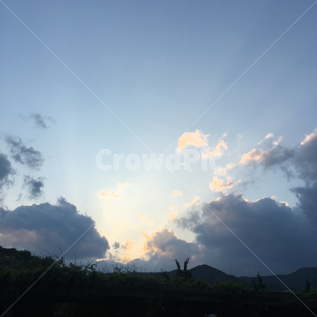 하늘,빛,sunshine,산,mountain,자연,풍경,nature,landscape,weather,날씨,cumulus,적운,outdoors,옥외,cloud,구름,sky