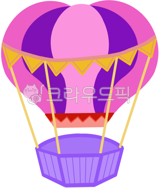 알록달록,열기구,귀여운,애니메이션,화려한,어린이