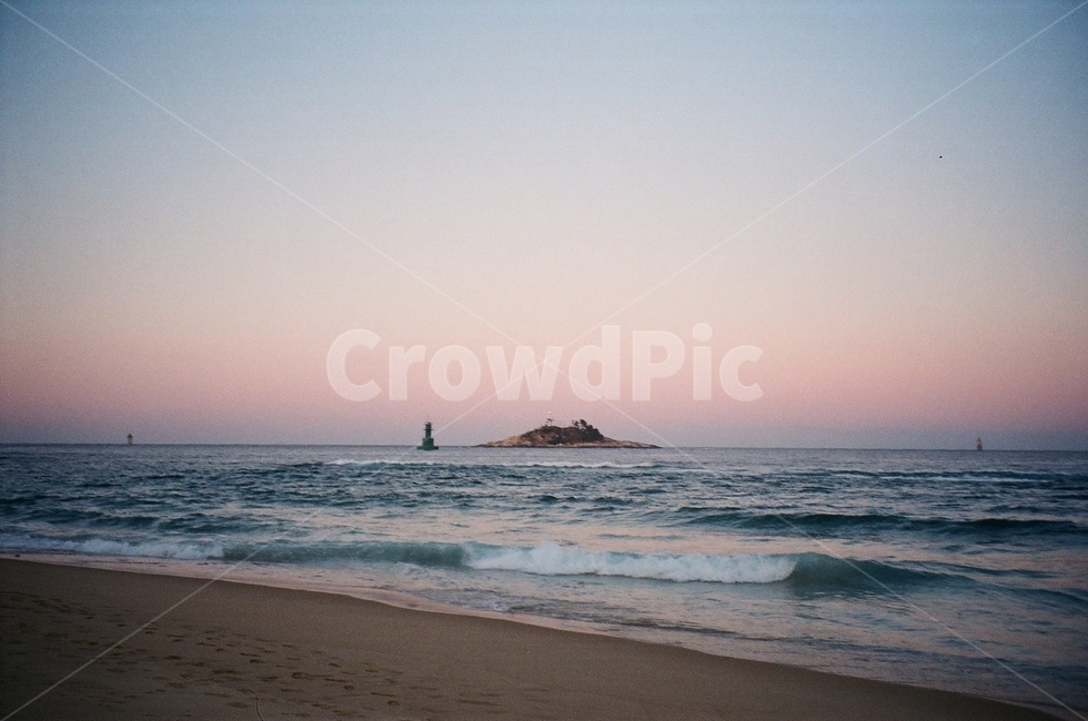 속초,해수욕장,노을,바다,ocean,nature,대양