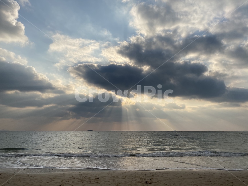 대천해수욕장,대천,바다,구름,노을,빛,분위기,mood,자연,현상,자연현상,햇빛,nature,outdoors,옥외,ocean,대양,sea,water,물,sky,cloud,sunshine,밀물,썰물