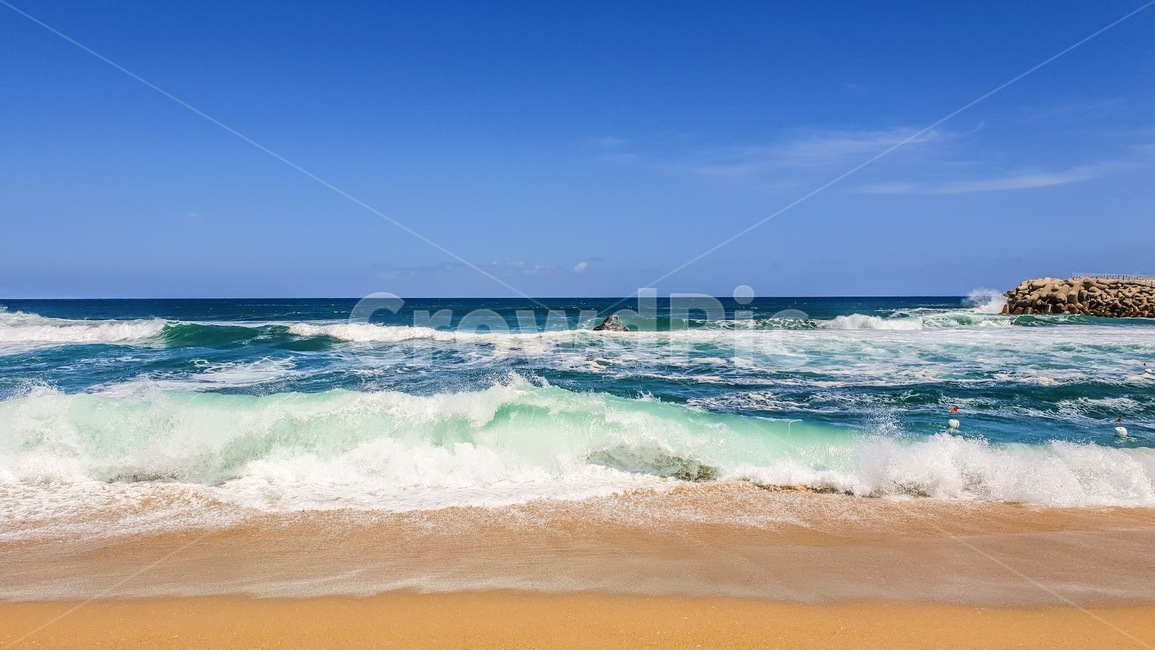 해변,파도,하늘,모래사장,구름,바다,sky,sea,beach