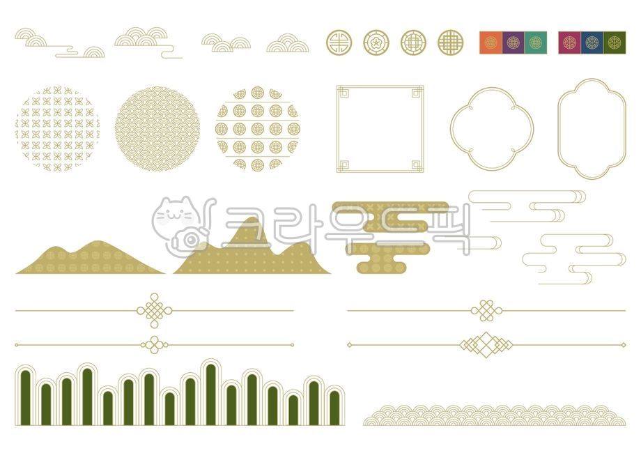 year,pattern,isolated,mid,holiday,Thanksgiving,traditional culture,New Year,vector,tradition,decoration,Chuseok,new year,element,border,new,set,asia,asian,collection,traditional pattern,korean,contour,korea,traditional,background,culture,chuseok,illustrat