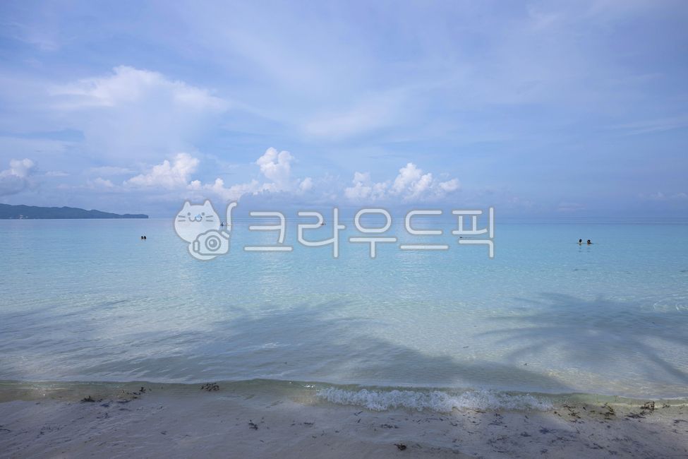 horizon,Southeast Asia,ocean,Boracay,Philippines,vacation spot,emerald sea,summer,sea