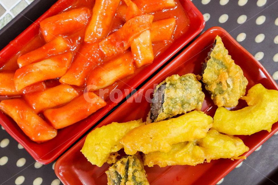 떡볶이,김말이,튀김,분식,길거리음식