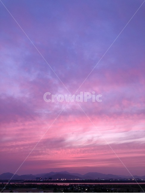 nature,자연,sky,하늘,분홍색하늘,pinkcolor