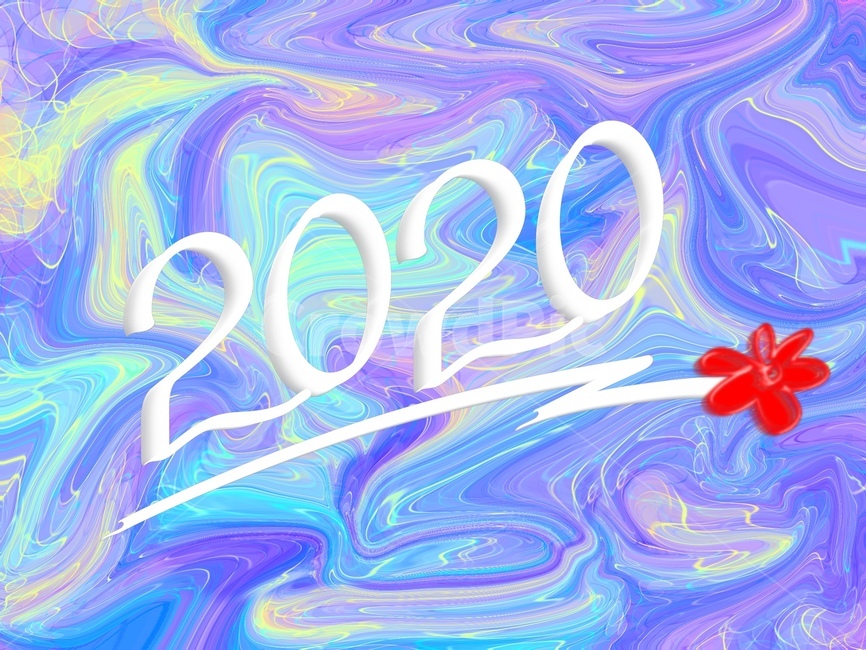 2020,2020년,경자년,쥐띠해,새해,일러스트레이션