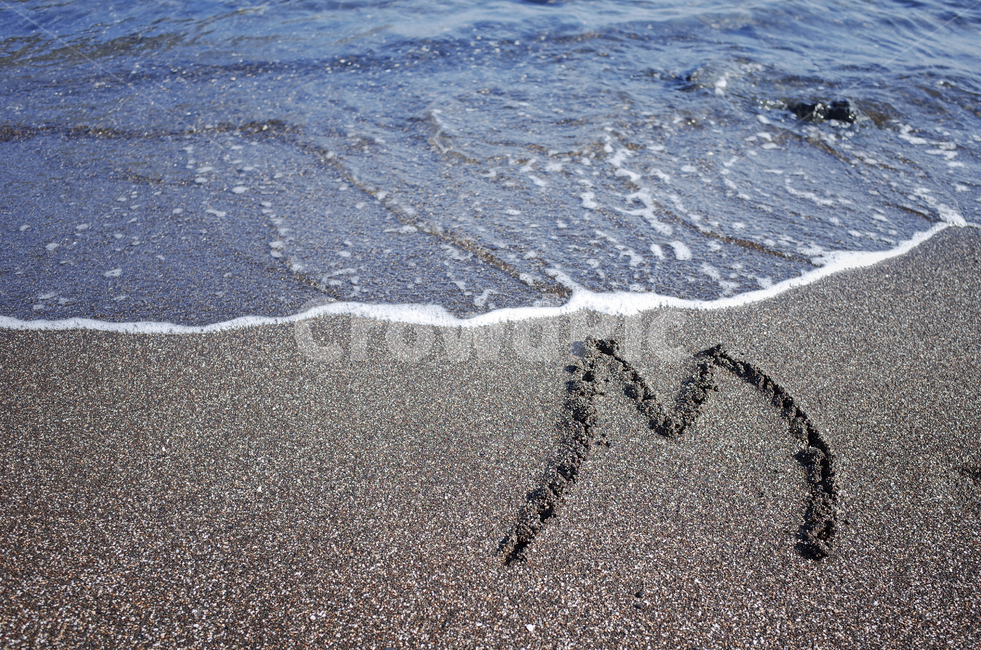 sand,모래,nature,자연,outdoors,옥외,shoreline,해안선,water,물,알파벳,alphabet,sea,바다,해변,beach