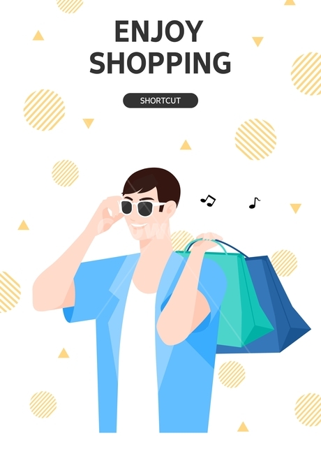쇼핑백,선글라스,남자,패턴,쇼핑,이벤트,팝업,배너,축제,행사,festival,carnival,event,쇼핑,shopping,그래픽,일러스트레이션,graphic,illustration