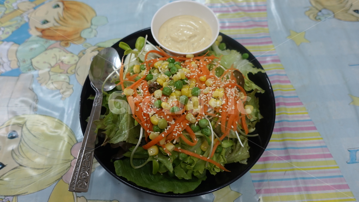 샐러드,숟가락,spoon,salad,food,당근