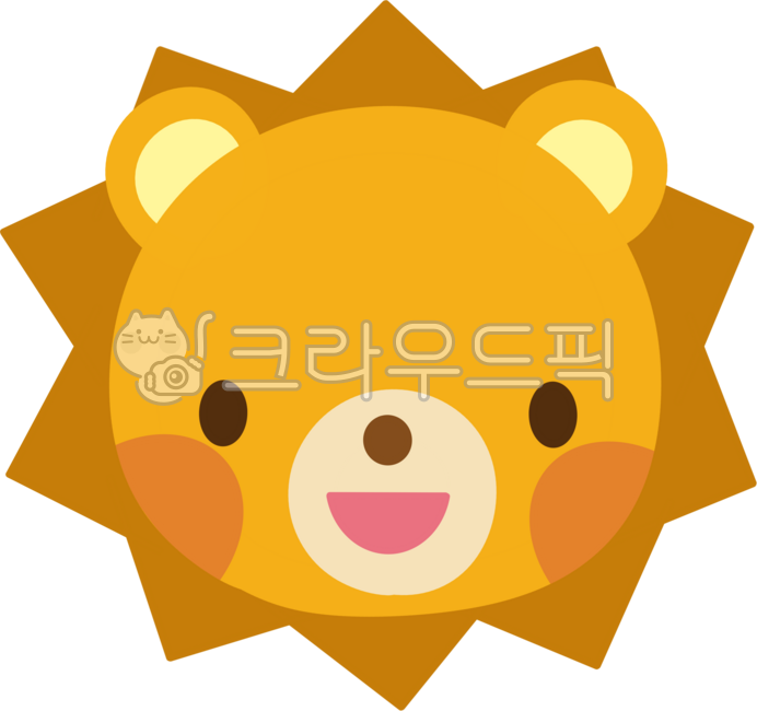 동물얼굴,동물탈,동물일러스트,귀여운동물,동물캐릭터,귀여운캐릭터,유아일러스트,감성일러스트,손그림느낌,사자,귀여운사자,사자일러스트,동물의왕,갈기있는사자,노란사자,사자얼굴,사자스티커,동물그림