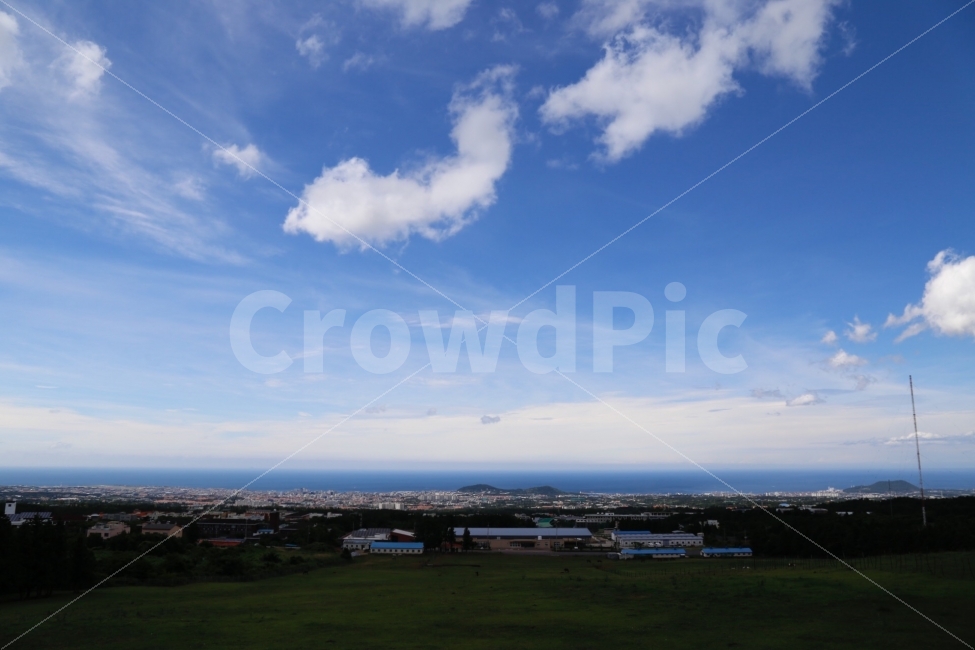 제주도,하늘,바다,전망대,맑은날,제주도,jeju,jeju island,도시,풍경,city,landscape,nature,자연,outdoors,옥외,sky