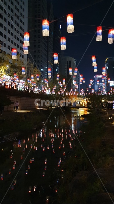 서울,청계천,한국,도시,풍경,야경,축제,행사,사람,인간,downtown,city,등불,볼거리,시냇물