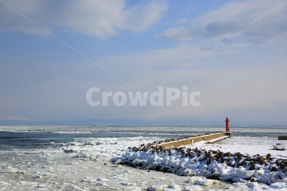 홋카이도,겨울,풍경,등대,겨울바닷가,겨울,계절,winter,season,자연,풍경,nature,landscape,등대,lighthouse,building,건물,architecture,건축물,tower,탑