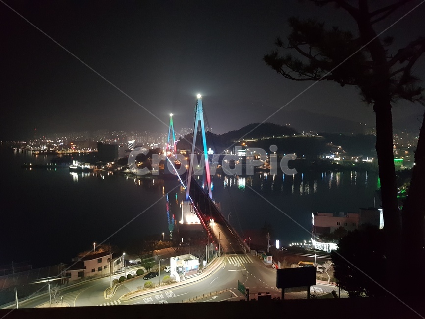 여수,분위기,야경,돌산대교,낭만