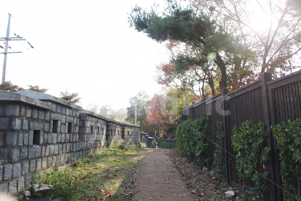 돌,돌담,돌담길,성곽,한양도성,도성길,오솔길,산책,나들이,나무,울타리,햇빛,햇살,자연,풍경,nature,landscape,한국자연풍경,한국자연경관,korea nature landscape,한국전통,한국문화,korean traditional,korean culture,outdoors,옥외