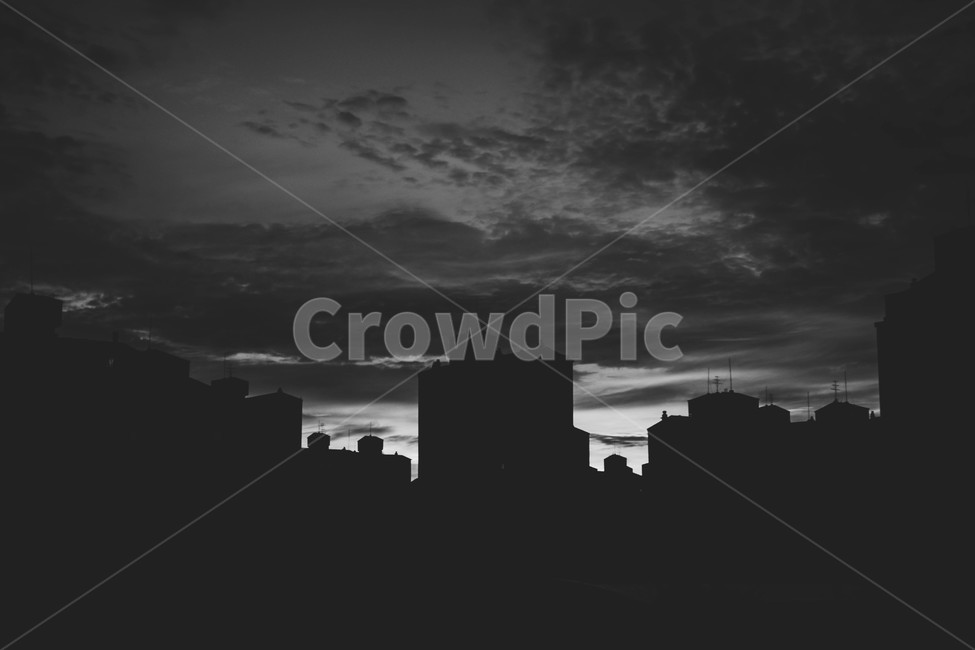 집앞,일출,아름다움,풍경,흑백,느낌,감성,도시,풍경,city,landscape,실루엣,그림자,silhouette,shadow,흑백,모노톤,monochrome,black and white