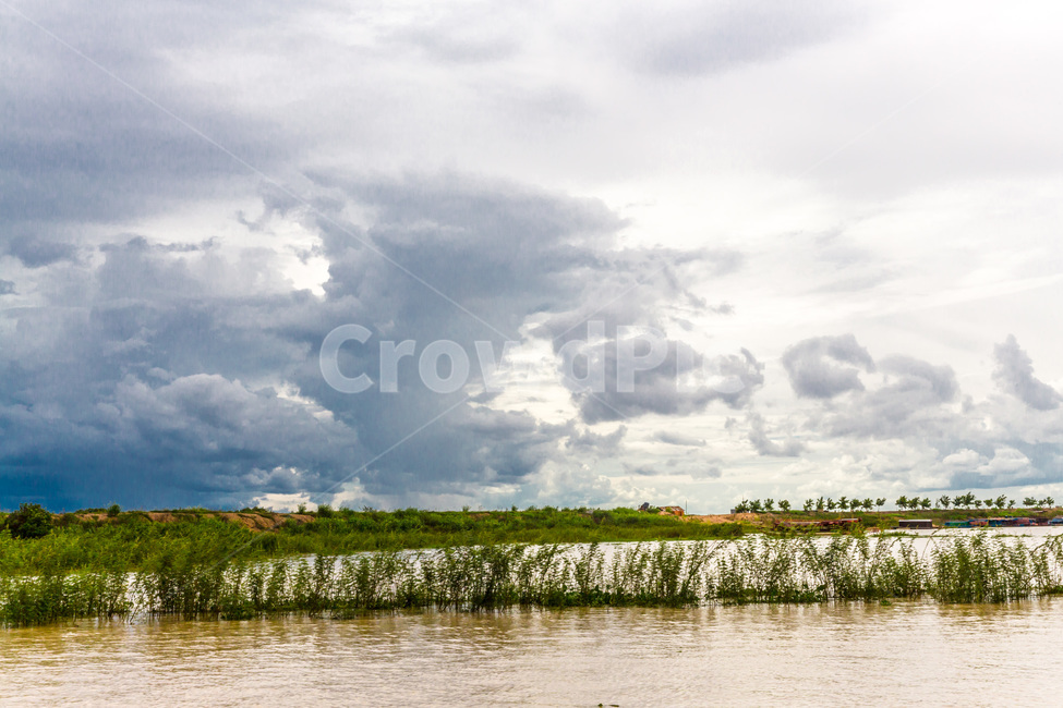 캄보디아,톤레삽호수,구름,하늘,휴양지,습지,관광지,감성,자연,풍경