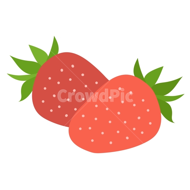 일러스트,딸기,딸기일러스트,과일,strawberry,화장품성분,그래픽,일러스트레이션,graphic,illustration