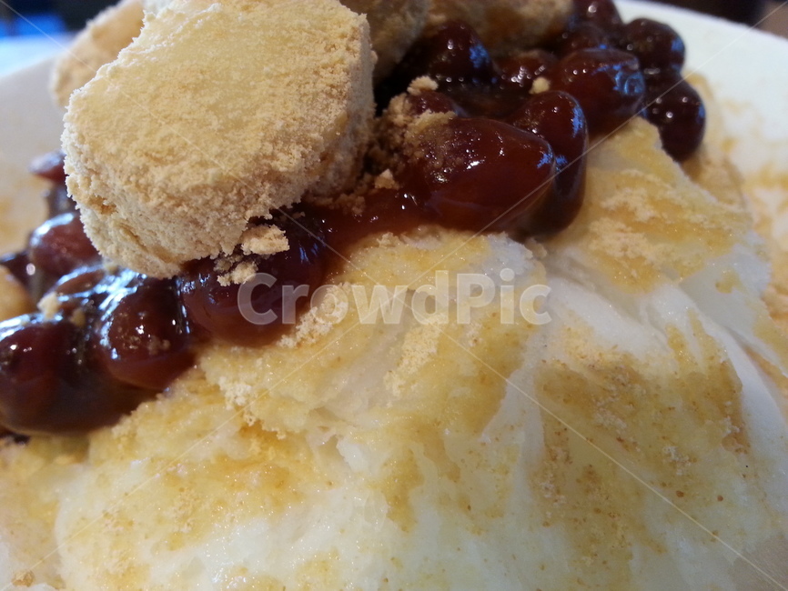 팥빙수,우유빙수,콩가루,인절미,흰색음식,redbeansherbet