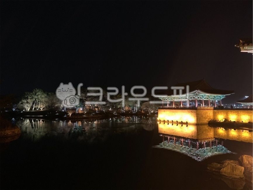 Anapji Pond,Donggung Palace and Wolji Pond,building,Gyeongju,architecture