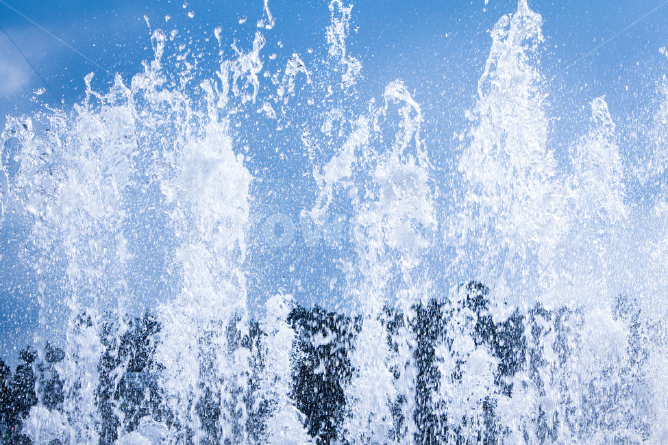 water,물,fountain,분수,sky,cool,blue,여름,계절,summer,season