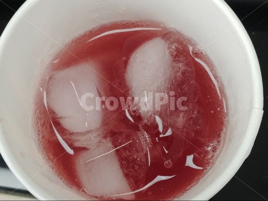 얼음,물,컵,여름,음료수,빨강,음식,음료수,drink,beverage
