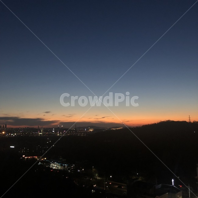 해질녘,노을,하늘,야경,sunset,밤하늘,sky,night,야경,밤,풍경,nightscape,night,landscape,nature,자연,outdoors,옥외,경치,scenery