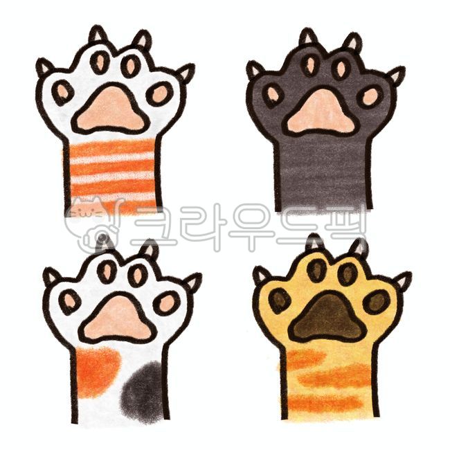 고양이,고양이발바닥,고양이젤리,귀여운,동물,동물발,검은고양이,줄무늬고양이,얼룩고양이,노란고양이,animal,포유류