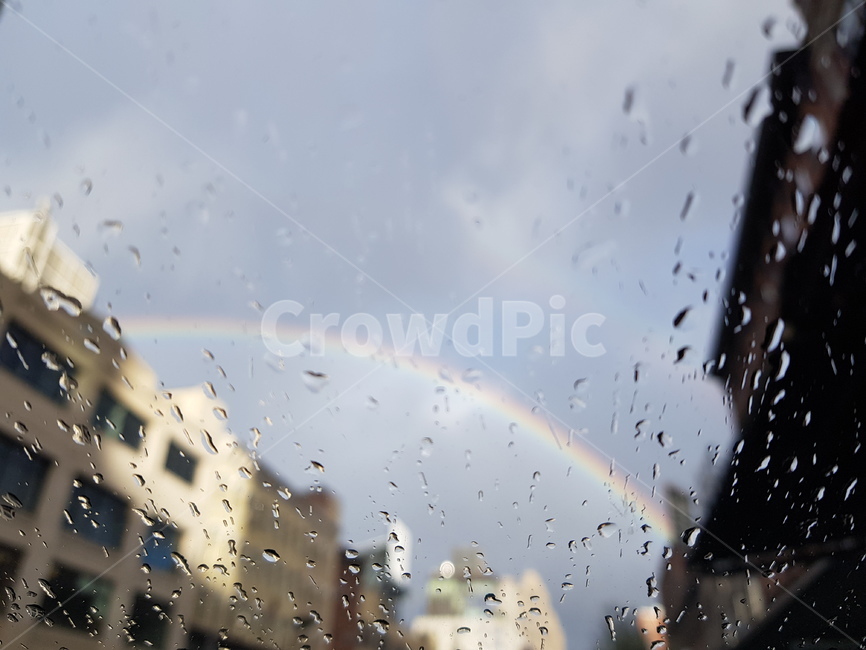 무지개,쌍무지개,뉴욕,비,맨하튼,맨하탄,첼시,비,비오는날,rain,rainy
