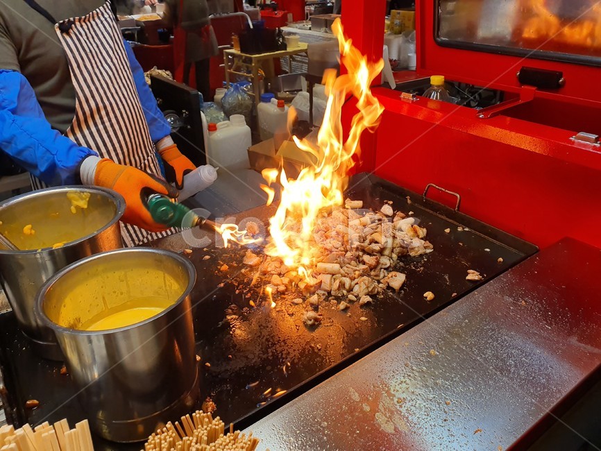불닭,닭갈비,불쇼,야시장,초벌구이,닭고기,포장마차,포차,음식,식재료,요리,food,cook,meal,dishes,food reserves