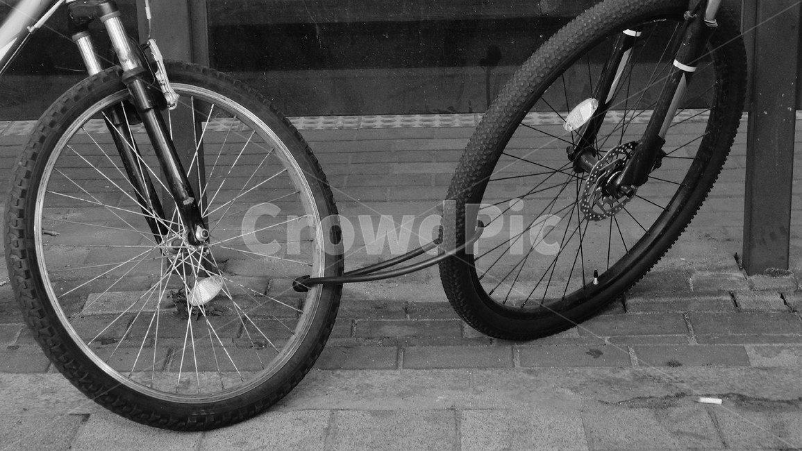 자전거바퀴,바퀴살,잠금,연결,자전거,원형