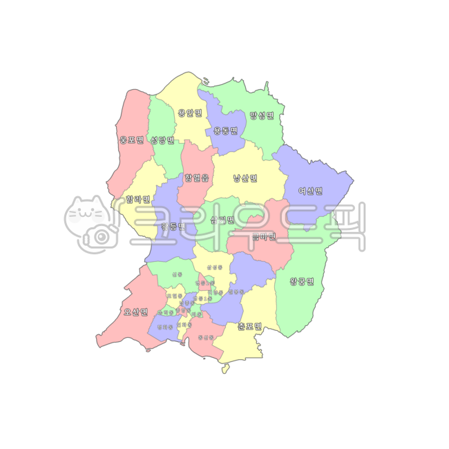 Jeolla-do,Jeollabuk-do,Jeollabuk-do,Jeollabuk-do Special Self-Governing Province,Iksan-si,Republic of Korea,our country,Korea,administrative districts,map,administrative district map,4-color map,blue,yellow,red,green,map