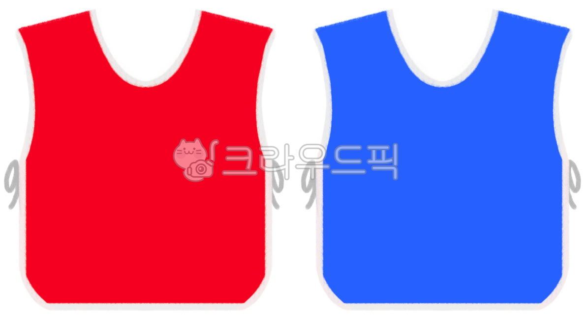 오징어게임,조끼,체육대회,체육,팀조끼,파란조끼,옷,옷일러스트,빨강팀,빨간,체육조끼,빨간조끼,파란,파랑팀