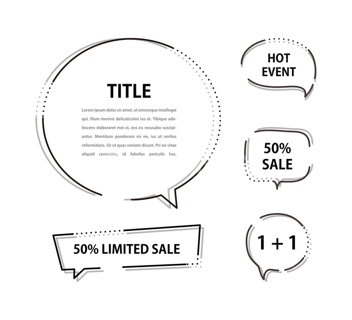 Label,speech bubble,diagram,info,infographic,speech box,text box,text box,speech bubble,frame,template,sticker,shape,design element,shopping
