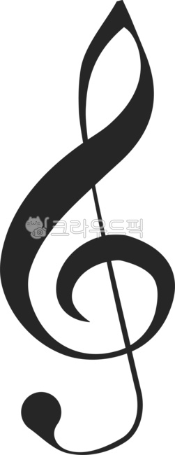 예술, 곡, 음악, 음표, 높은음자리표, 사진,이미지,일러스트,캘리그라피 - Penit작가