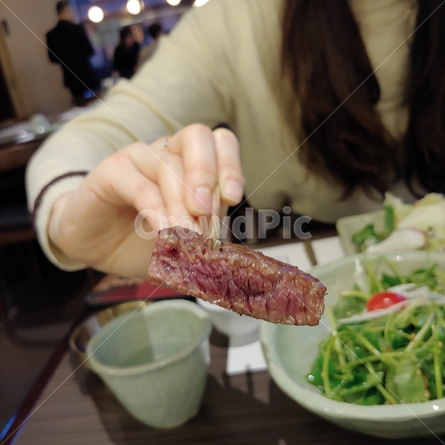 소고기,육즙,한우,고기,식사,외식