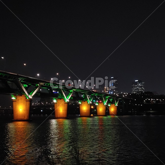 다리,건물,한강,강,야경,야경,밤,풍경,nightscape,night,landscape