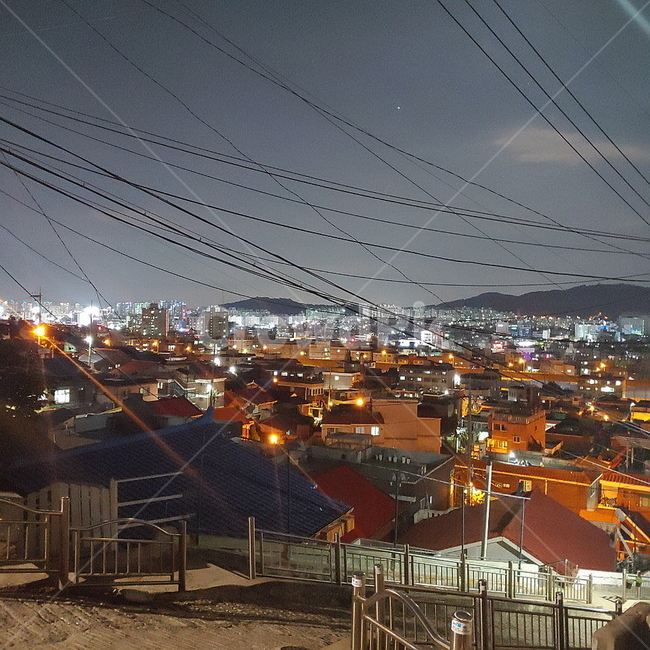 야경,건물,불빛,언덕,배경