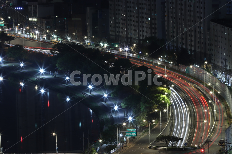 퇴근길,야경,빛갈라짐,빛괘적,대구야경,대구풍경,야경,밤,풍경,nightscape,night,landscape,road,도로,freeway,고속 도로