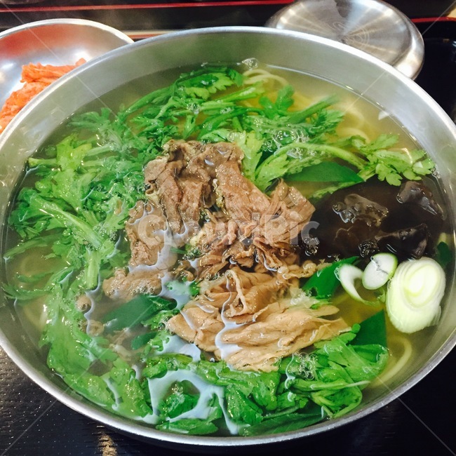 음식,칼국수,쑷갓,고기,고기국수