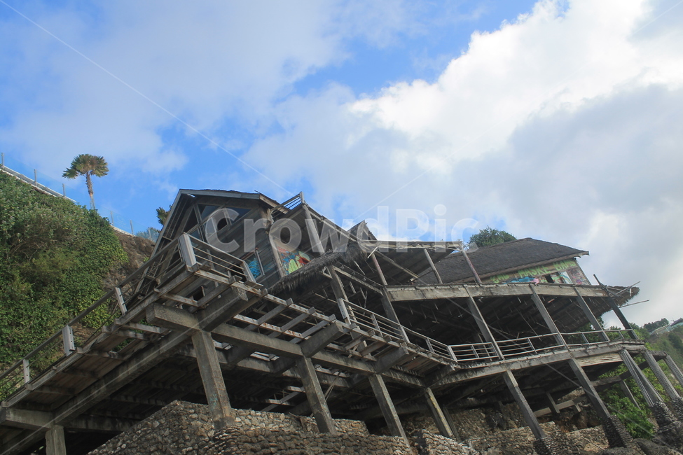 인도네시아,발리,폐허,건물,건축물,자연,버려진건물,indonesia,bali,dreamland,abandoned,abandonedbuilding,abandonedhouse,하늘,푸른하늘,파란하늘,sky,bluesky,blue,주택,건축물,건물외관,exterior,building,structure,architecture,construction
