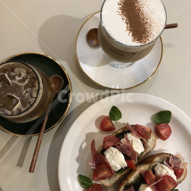 커피,토스트,카페,후식,여유,커피,카페,coffee,cafe
