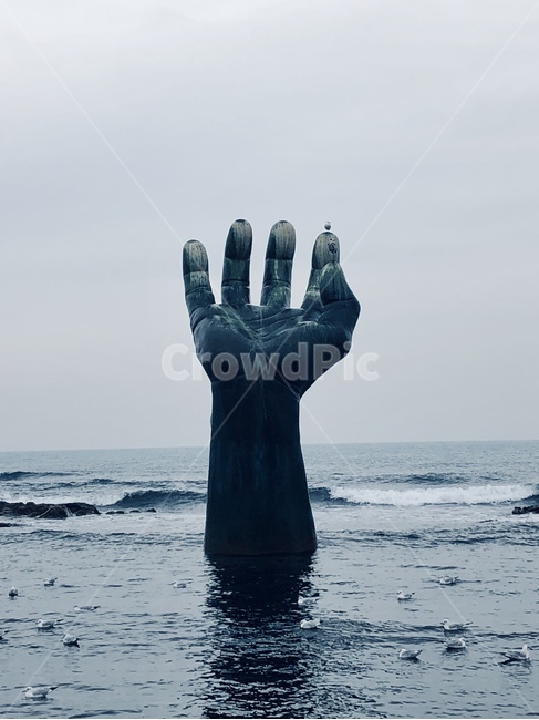 호미곶,비다,손,상생의손,비,랜드마크,landmark,tourist attraction,한국랜드마크,한국관광지,한국명소,korea landmark,korea tourist attraction,조각상,동상,석상,조형물,statue,bronze statue,stone statue
