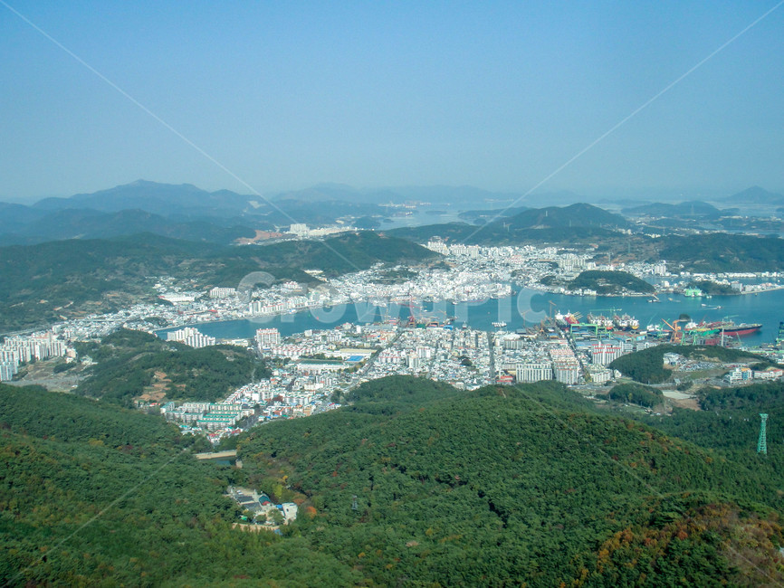 landscape,경치,nature,자연,풍경,scenery,옥외,outdoors,aerialview,통영,바다,항구,도시,산,숲