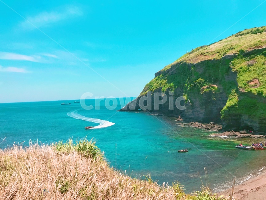 바다,자연,water,해안선,보트,제주도,jeju,자연,풍경,nature,landscape,promontory,곶,sea,ocean,대양,outdoors,옥외,물,shoreline