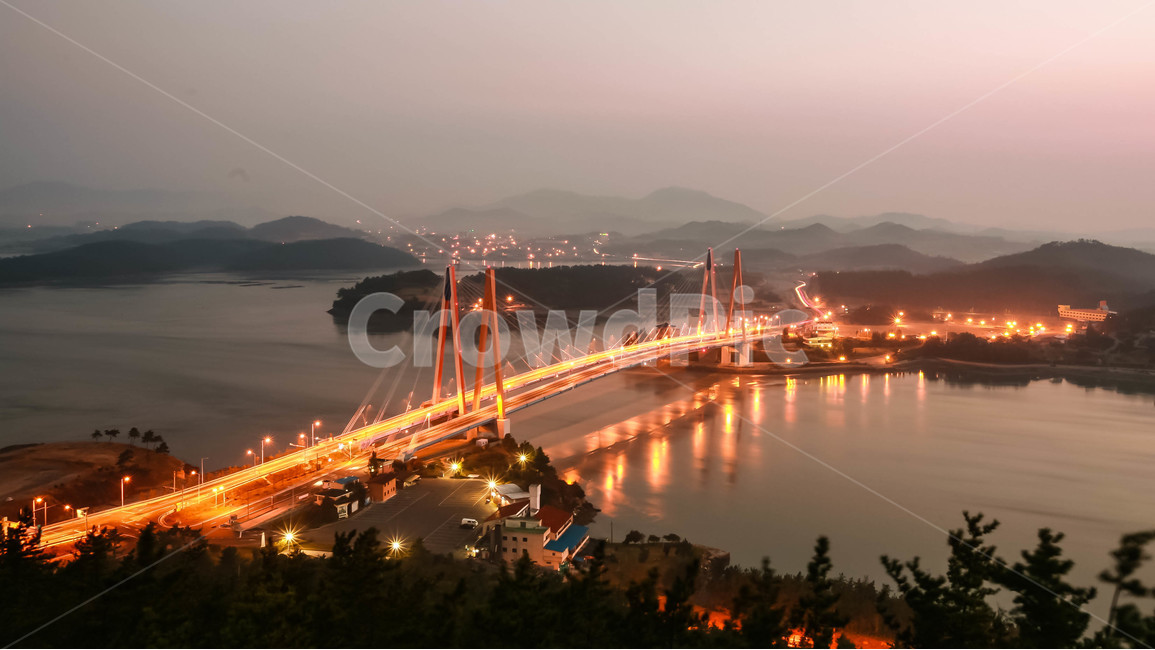 일출,진도대교,야경사진,명량해협,울돌목,solner,장노출,야경,밤,풍경,nightscape,night,landscape,건축물,건물외관,exterior,building,structure,architecture,construction,road,도로
